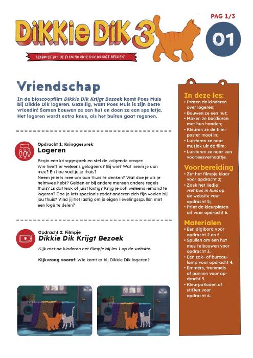 Lesbrief Vriendschap