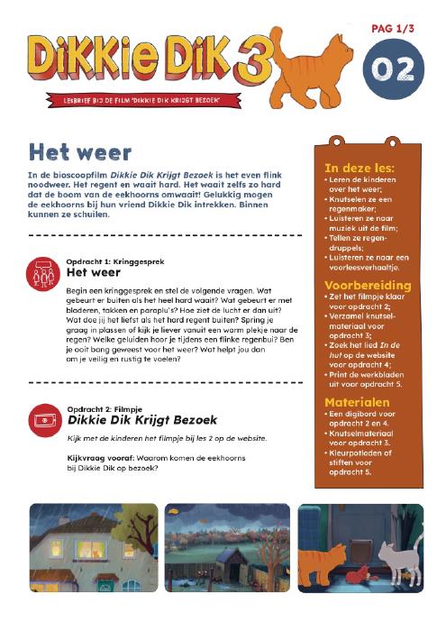 Lesbrief Het weer